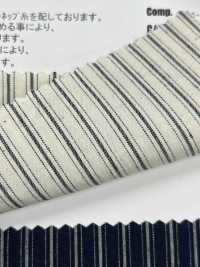 AN-9278 Cotton Muranep Stripe[Textile / Fabric] ARINOBE CO., LTD. Sub Photo