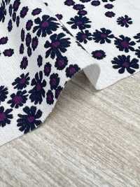 55051-2 60/2 Gas-fired Mercerized Cotton Jersey Floral Pattern[Textile / Fabric] SAKURA COMPANY Sub Photo