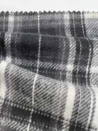 16474 Yarn-dyed Viyella Shaggy Fuzzy Check[Textile / Fabric] SUNWELL Sub Photo
