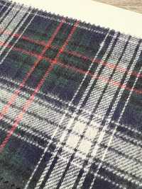 16474 Yarn-dyed Viyella Shaggy Fuzzy Check[Textile / Fabric] SUNWELL Sub Photo
