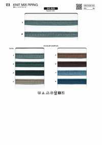 SIC-525 Recursive Roll Firing Knit Piping Tape[Ribbon Tape Cord] SHINDO(SIC) Sub Photo