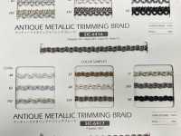SIC-6416 Antique Metallic Trimming Braid[Ribbon Tape Cord] SHINDO(SIC) Sub Photo