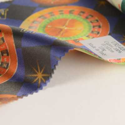 URJ-020 Made In Italy Cupra 100% Print Lining Casino Series Roulette Pattern TCS Sub Photo