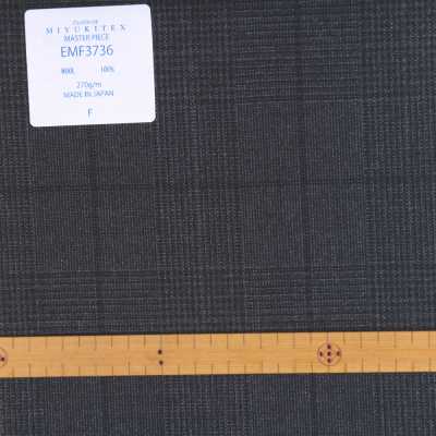EMF3736 Masterpiece Collection Savile Row Yarn Count Series Glen Check Gray[Textile] Miyuki Keori (Miyuki) Sub Photo