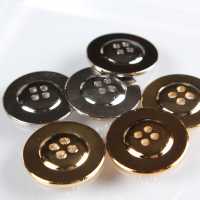 334 Metal Buttons For Domestic Suits And Jackets Silver / Black Yamamoto(EXCY) Sub Photo