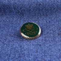813 Metal Buttons For Domestic Suits And Jackets Gold / Green Yamamoto(EXCY) Sub Photo