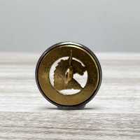919 Metal Buttons For Domestic Suits And Jackets Horse Pattern Gold / Silver Yamamoto(EXCY) Sub Photo