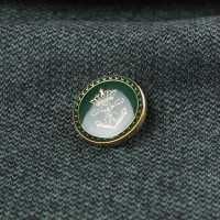 EX259 Metal Buttons For Domestic Suits And Jackets Gold / Green Yamamoto(EXCY) Sub Photo