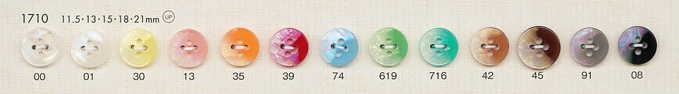 1710 Buttons For Colorful Shell-like Shirts And Blouses DAIYA BUTTON(DAIYA BUTTON)