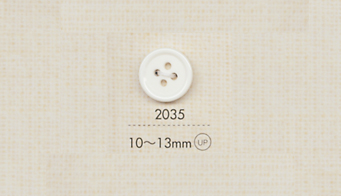 2035 DAIYA BUTTONS 4-hole Polyester Button DAIYA BUTTON