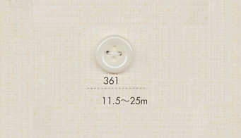 361 DAIYA BUTTONS 4-hole Polyester Button DAIYA BUTTON