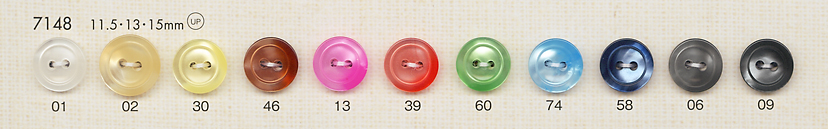 7148 Plastic Buttons For Colorful Shirts And Blouses DAIYA BUTTON