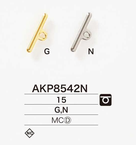 AKP8542N Die-cast 15mm Toggle Button[Buttons] IRIS