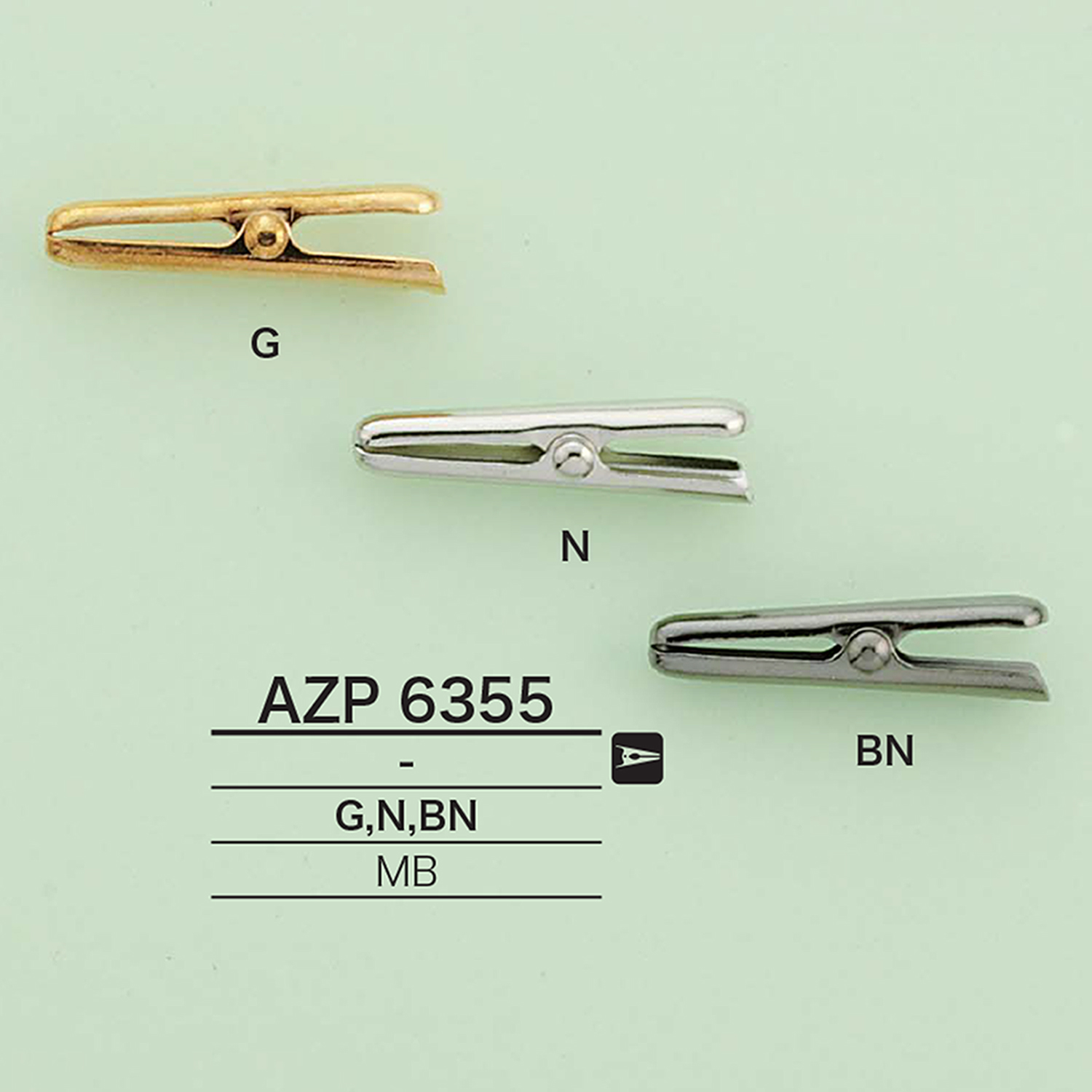 AZP6355 Dress Brace Clip[Miscellaneous Goods And Others] IRIS