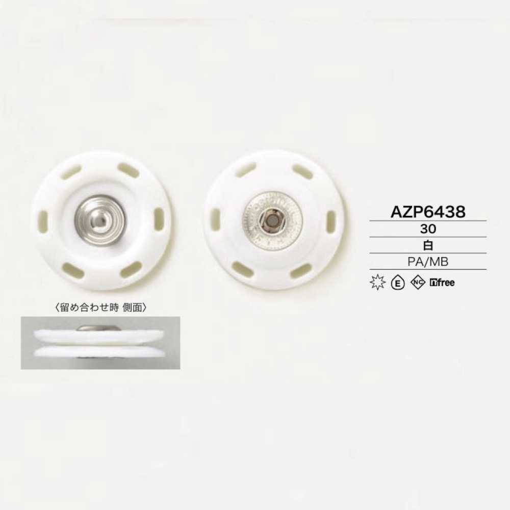 AZP6438 Nylon/brass Snap Button Buttons IRIS