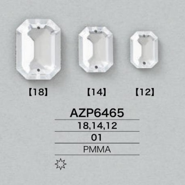 AZP6465 Acrylic Resin Sewing Parts[Other Miscellaneous Goods] IRIS