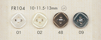 FR104 DAIYA BUTTONS Shell-like Polyester Button DAIYA BUTTON