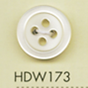 HDW173 DAIYA BUTTONS Impact Resistant HYPER DURABLE "" Series Shell-like Polyester Button "" DAIYA BUTTON