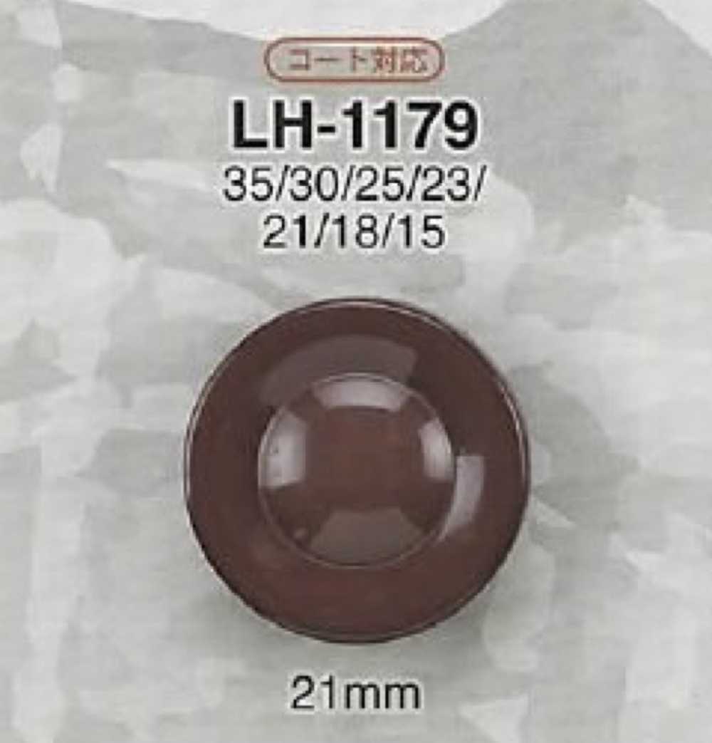 LH1179 Casein Resin Tunnel Shank Button IRIS