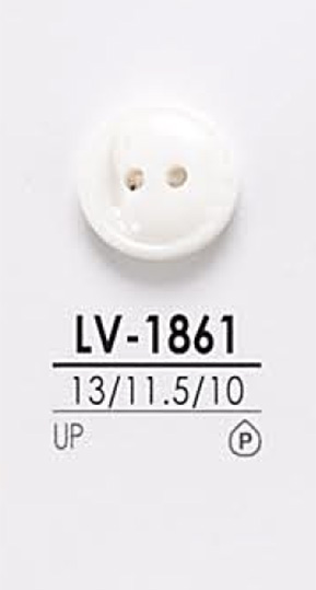 LV1861 Shirt Button For Dyeing IRIS