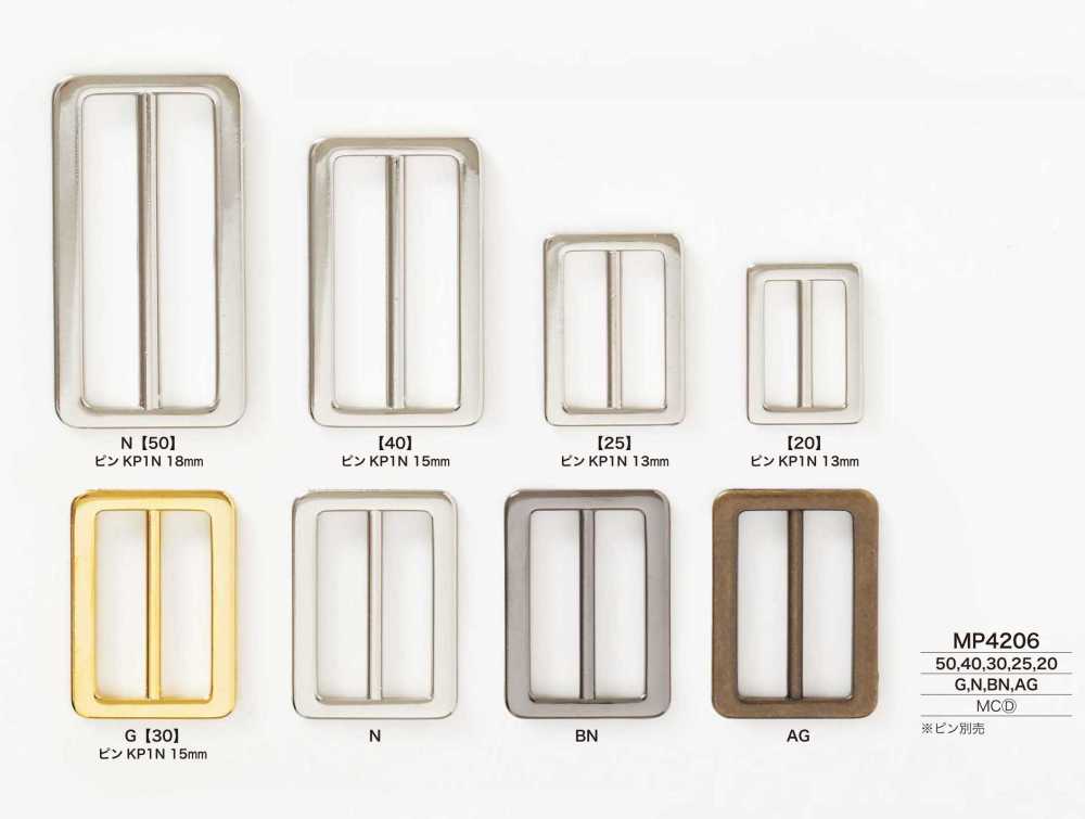 MP4206 Die-cast Through-type Buckle[Buckles And Ring] IRIS