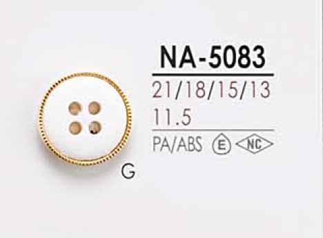 NA5083 Shell Style 4-hole Cap And Close Post Button For Dyeing IRIS