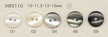 NRS110 DAIYA BUTTONS Shell-like Polyester Button DAIYA BUTTON