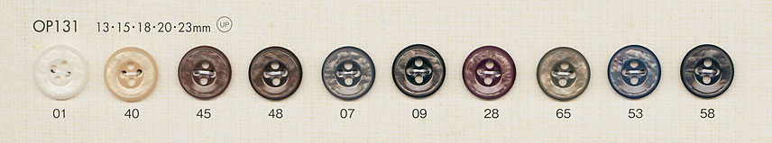 OP131 Elegant And Gorgeous 4-hole Polyester Button DAIYA BUTTON