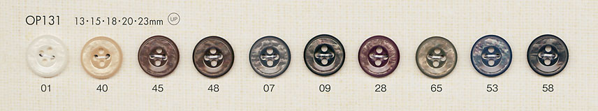OP131 Elegant And Gorgeous 4-hole Polyester Button DAIYA BUTTON(DAIYA BUTTON)