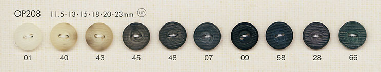 OP208 Elegant 2-hole Polyester Button DAIYA BUTTON