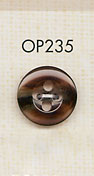 OP235 Buffalo-like Glossy 4-hole Polyester Button DAIYA BUTTON