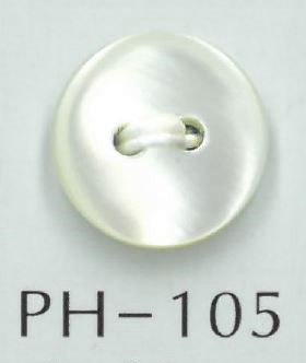 PH105 Two Hole Round Shell Button Sakamoto Saji Shoten
