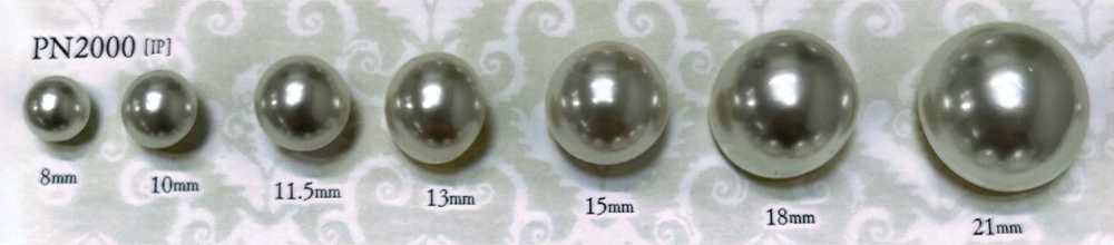 PN2000 Pearl Tone Button With Feet IRIS