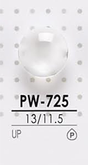 PW725 Polyester Button For Dyeing IRIS