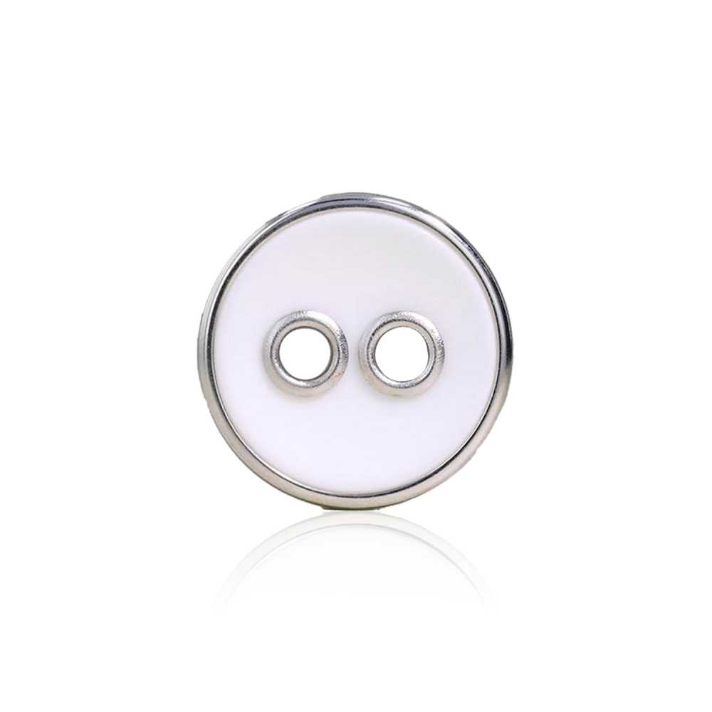 RVS6824 Polyester Resin/brass Two-hole Button IRIS