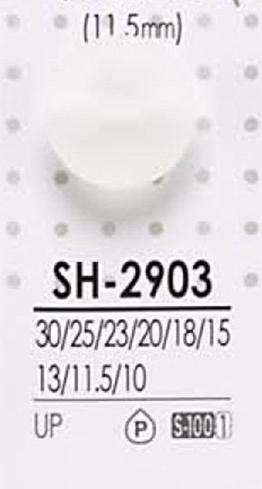 SH2903 Polyester Button For Dyeing IRIS