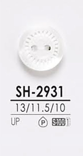SH2931 Shirt Button For Dyeing IRIS