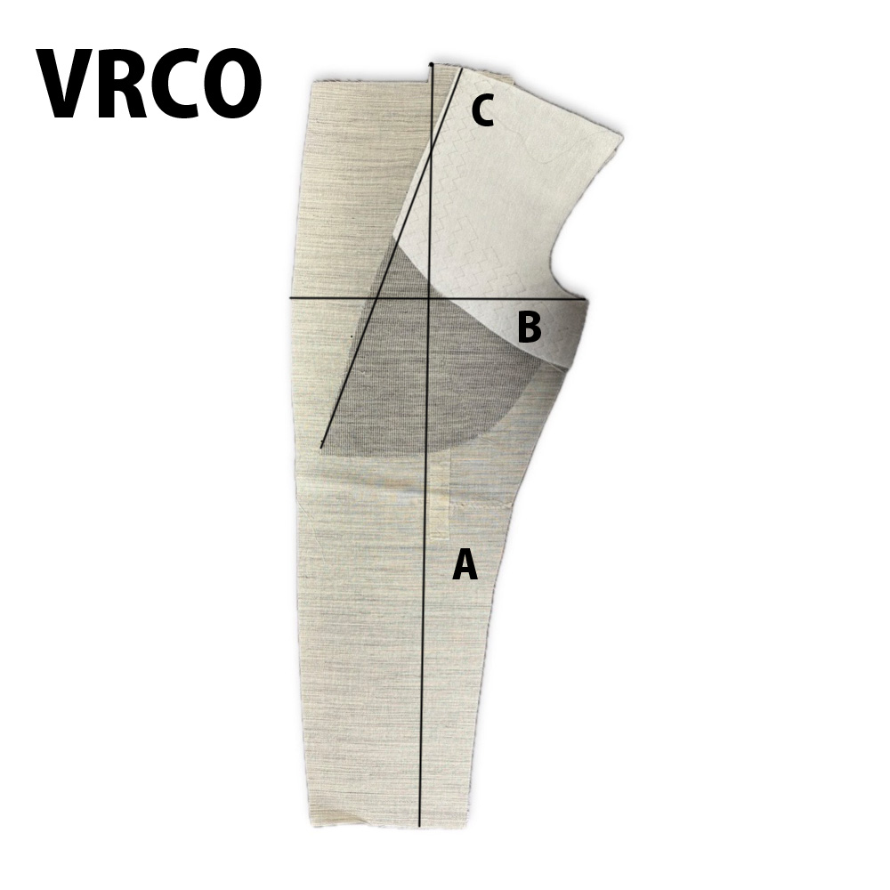 VRCO High-quality Pre-cut Haircloth Interlining For Men Okura Shoji