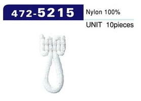 472-5215 Button Loop Woolly Nylon Type Medium (10 Pieces)[Button Loop Frog Button] DARIN