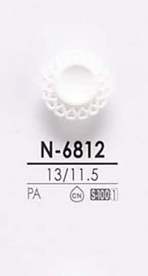 N6812 Button For Dyeing IRIS