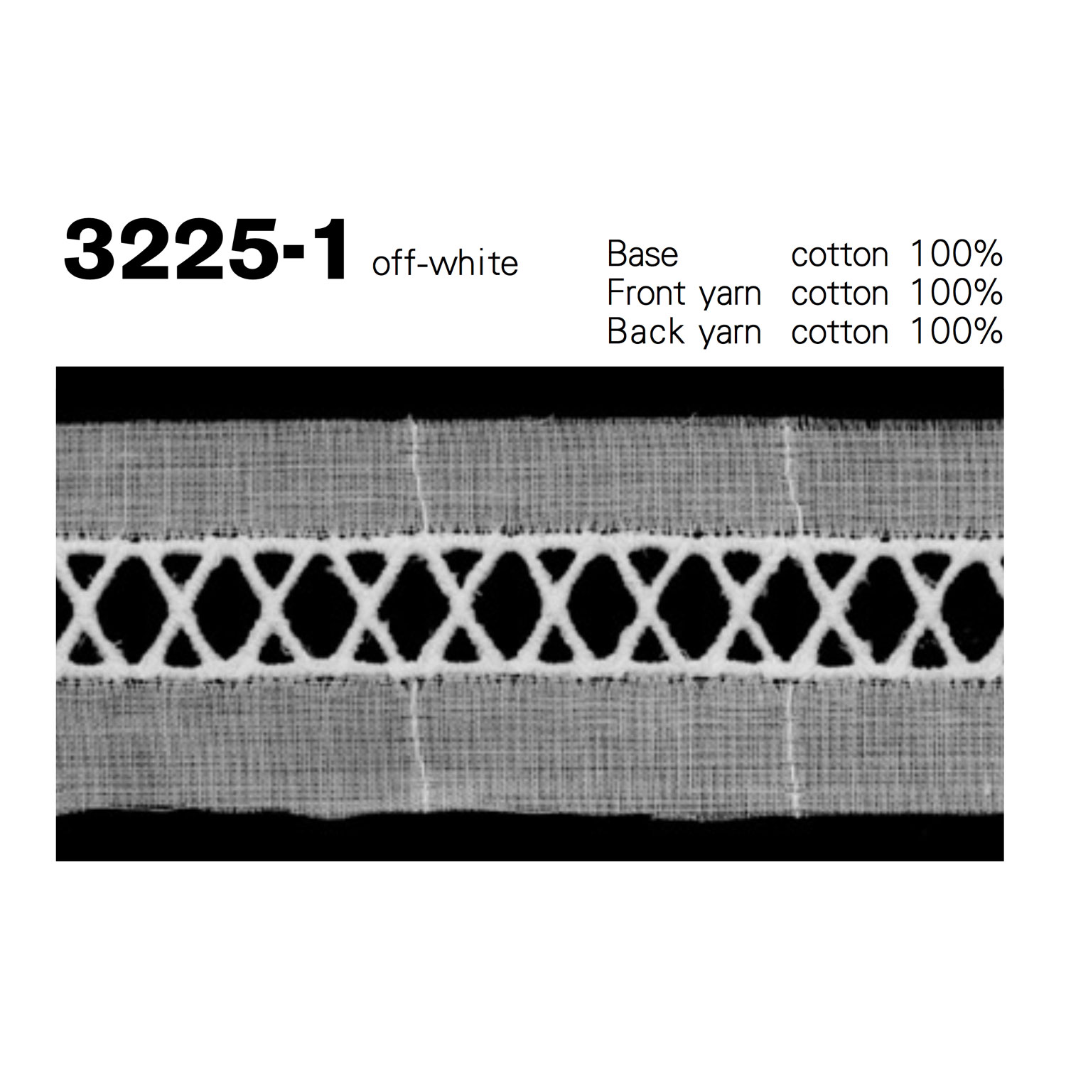 3225-1 Cotton Fine Lace Kyowa Lace