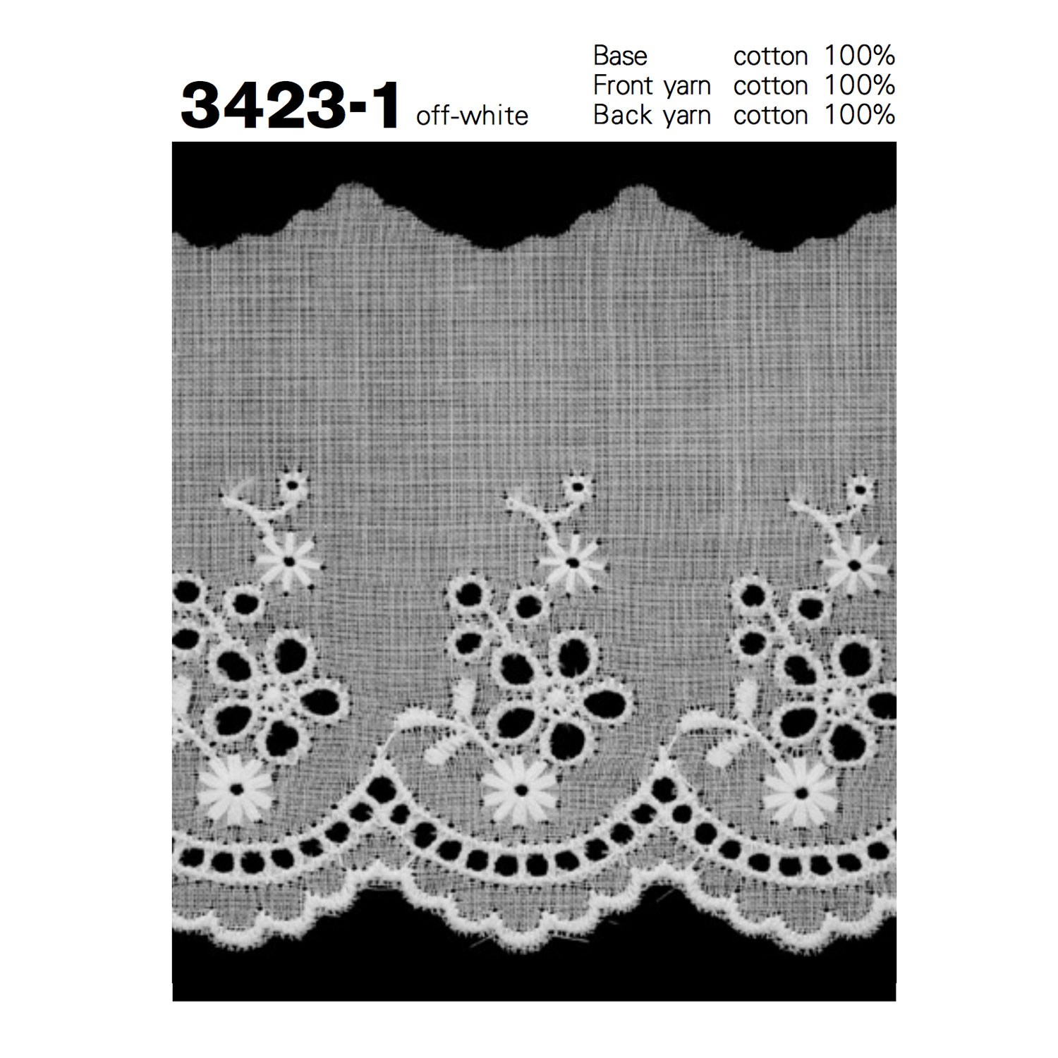 3423-1 Cotton Lace Kyowa Lace