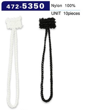 472-5350 Button Loop Chain Cord Type Total Length 60 Mm (10 Pieces)[Button Loop Frog Button] DARIN