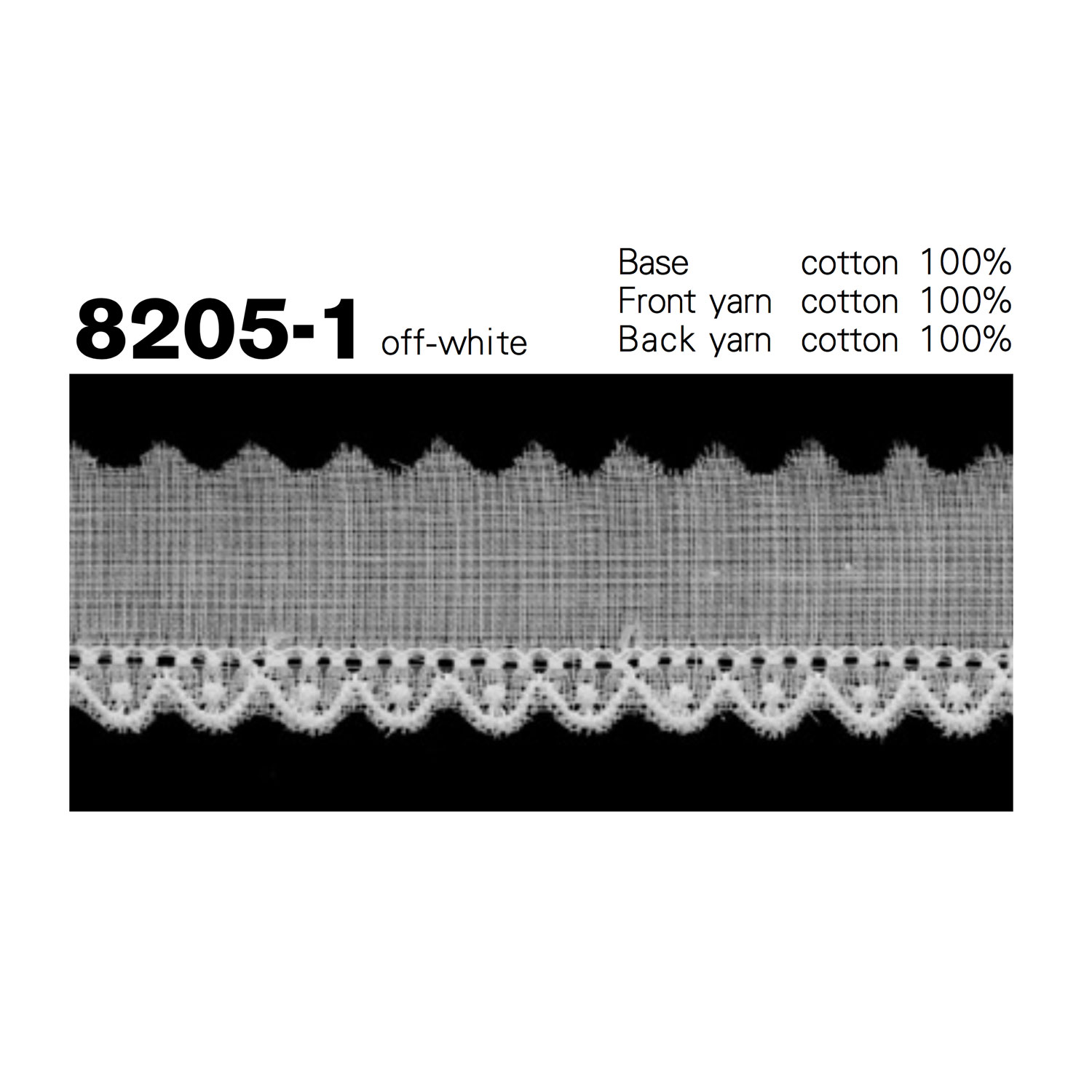 8205-1 Cotton Fine Lace Kyowa Lace