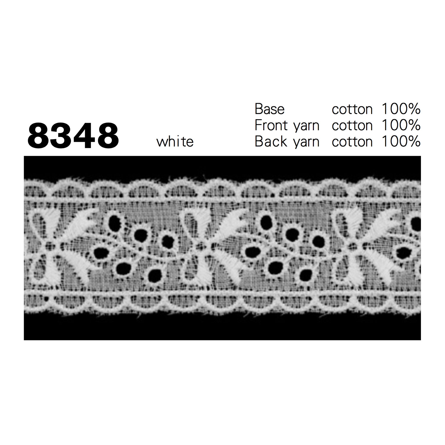 8348 Cotton Fine Lace Kyowa Lace