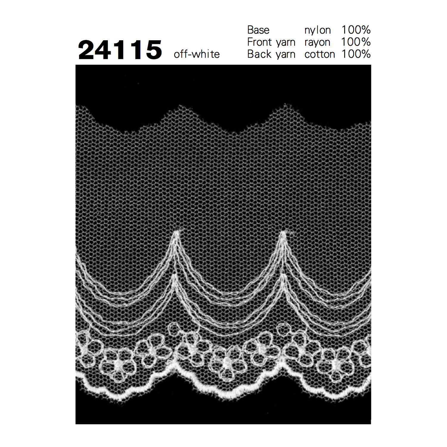 24115 Tulle Lace Kyowa Lace