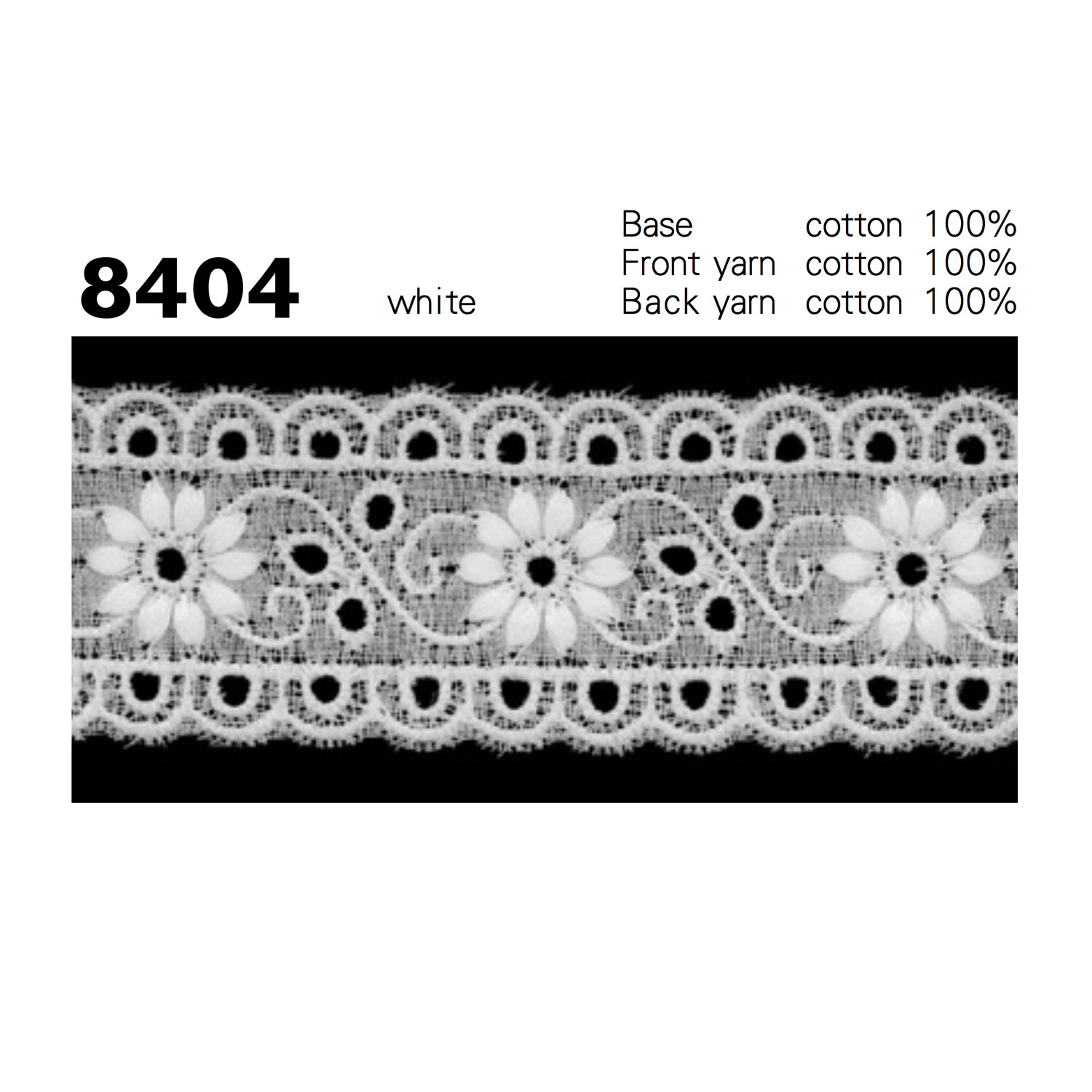 8404 Cotton Fine Lace Kyowa Lace