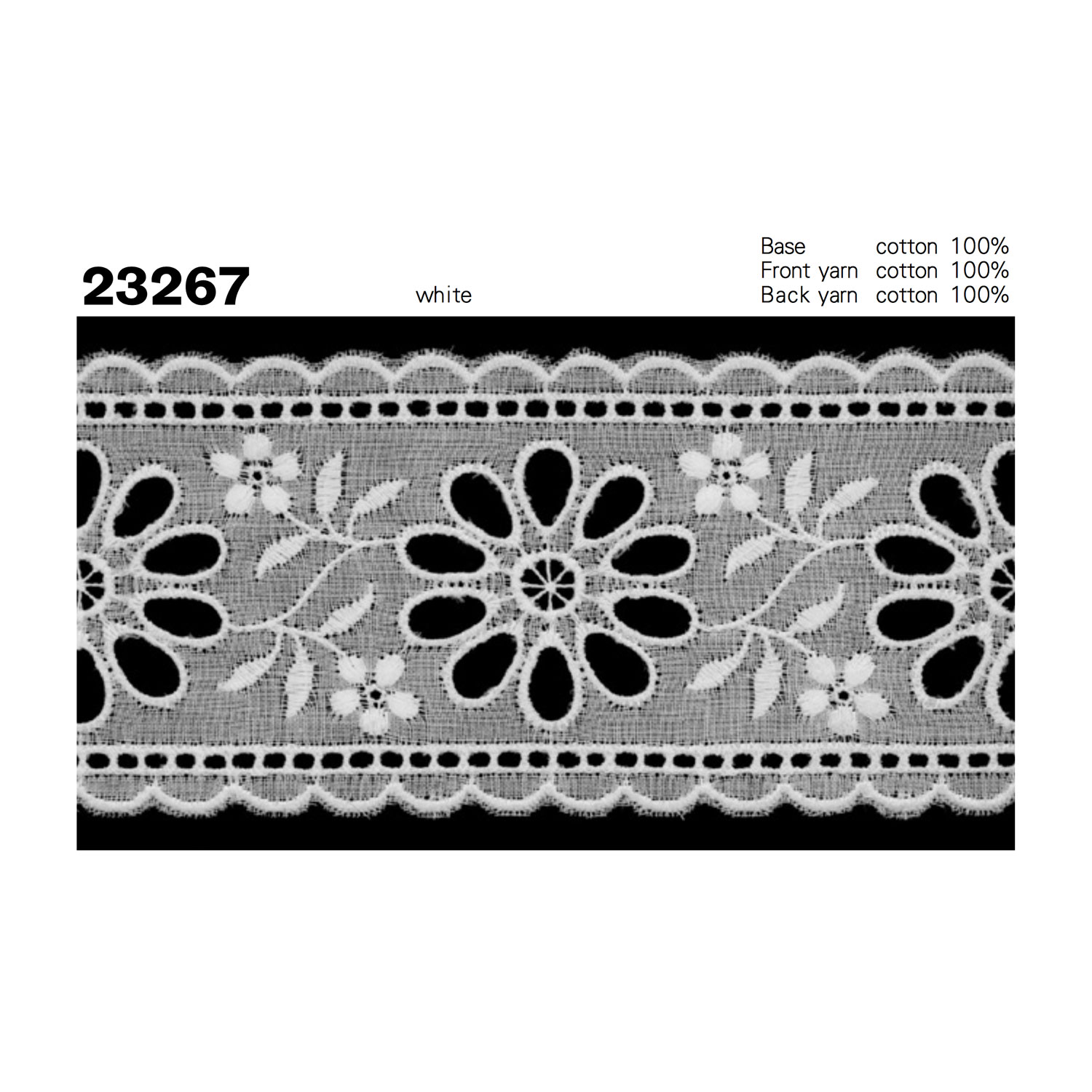 23267 Cotton Fine Lace Kyowa Lace