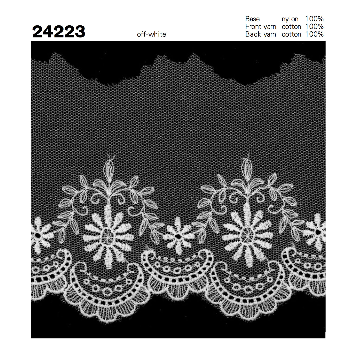 24223 Tulle Lace Kyowa Lace