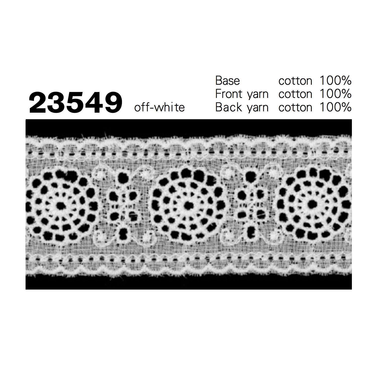 23549 Cotton Fine Lace Kyowa Lace